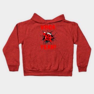 Ghoul Aid - Whoa Yeah! Crimson Ghost Mashup Red Kids Hoodie